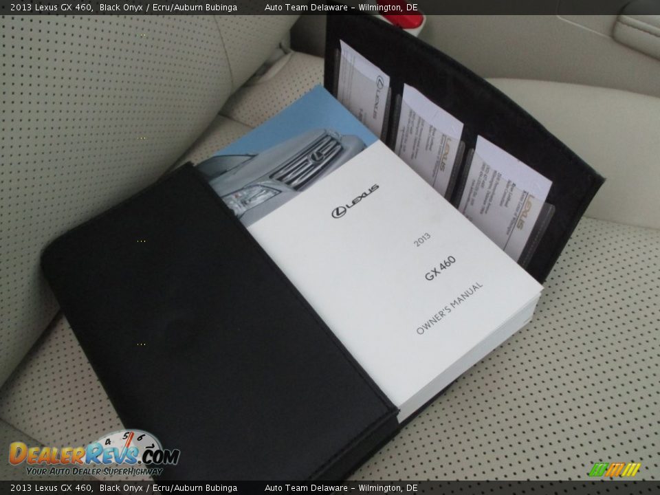 2013 Lexus GX 460 Black Onyx / Ecru/Auburn Bubinga Photo #36