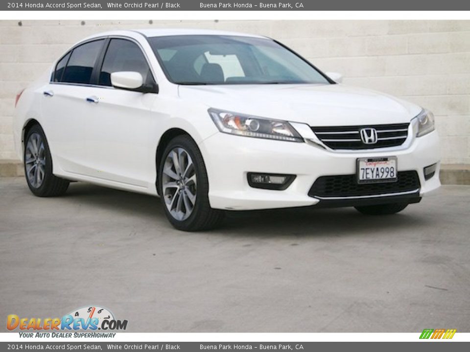 2014 Honda Accord Sport Sedan White Orchid Pearl / Black Photo #1