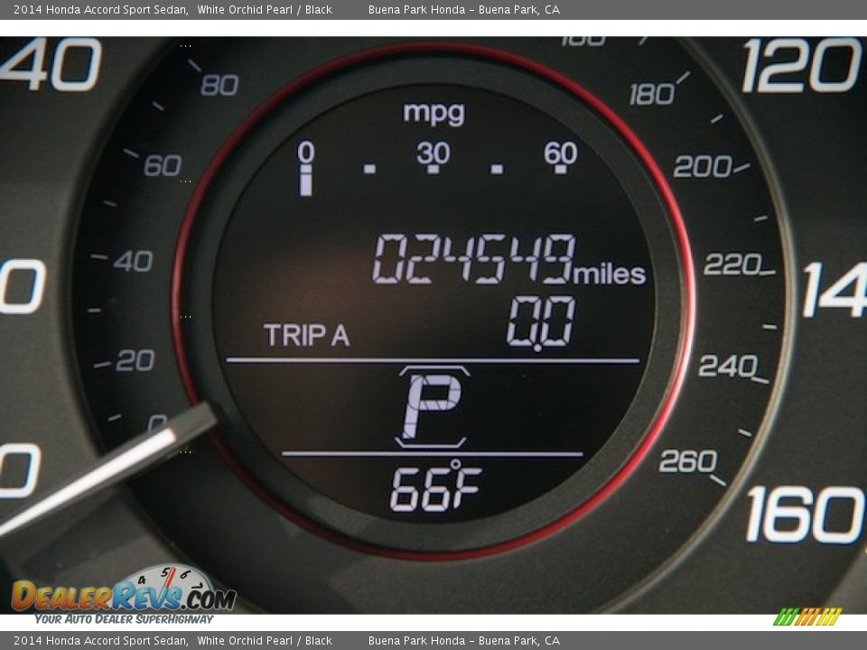 2014 Honda Accord Sport Sedan White Orchid Pearl / Black Photo #6