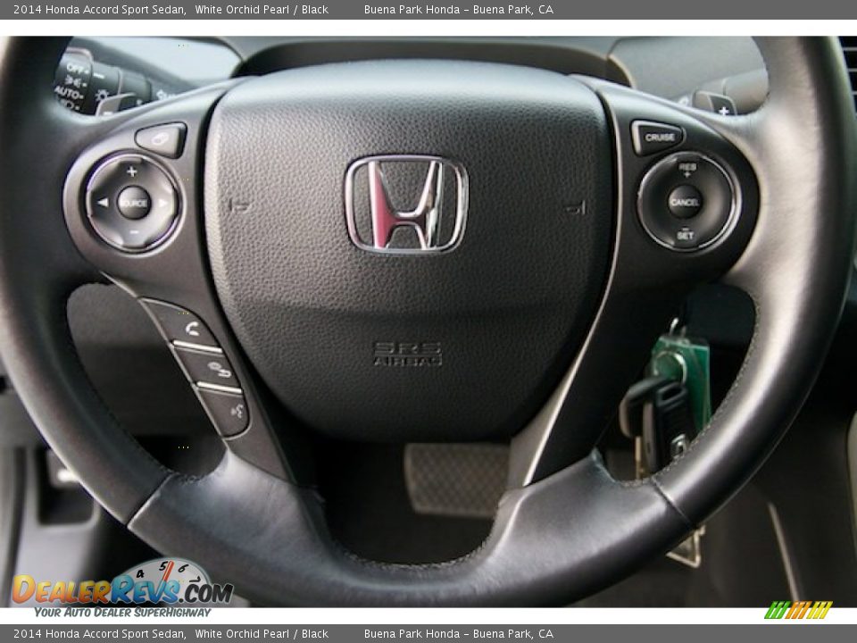 2014 Honda Accord Sport Sedan White Orchid Pearl / Black Photo #11