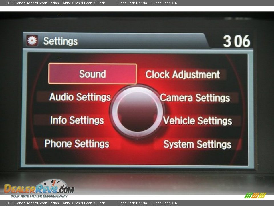 2014 Honda Accord Sport Sedan White Orchid Pearl / Black Photo #18
