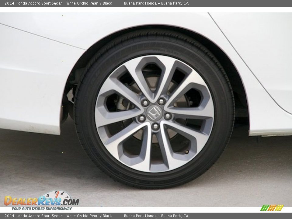 2014 Honda Accord Sport Sedan White Orchid Pearl / Black Photo #28