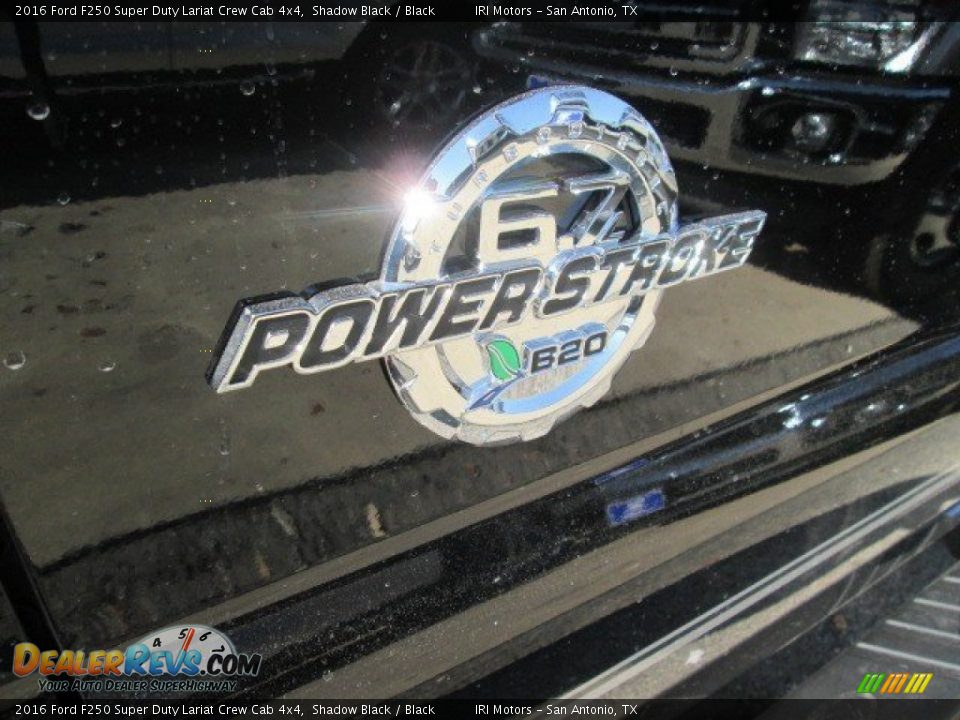 2016 Ford F250 Super Duty Lariat Crew Cab 4x4 Shadow Black / Black Photo #3