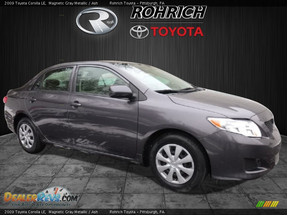 2009 Toyota Corolla LE Magnetic Gray Metallic / Ash Photo #1