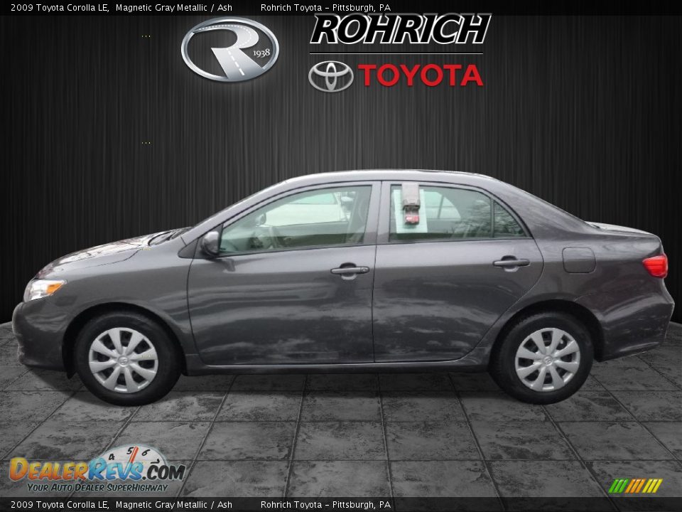 2009 Toyota Corolla LE Magnetic Gray Metallic / Ash Photo #4
