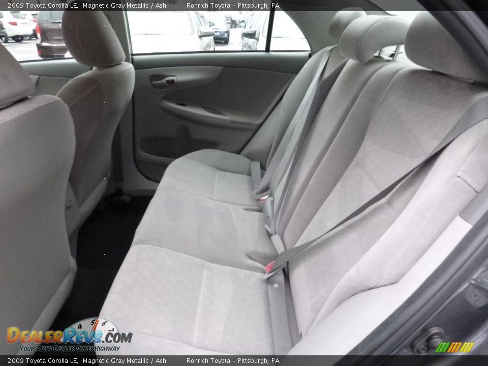 2009 Toyota Corolla LE Magnetic Gray Metallic / Ash Photo #6