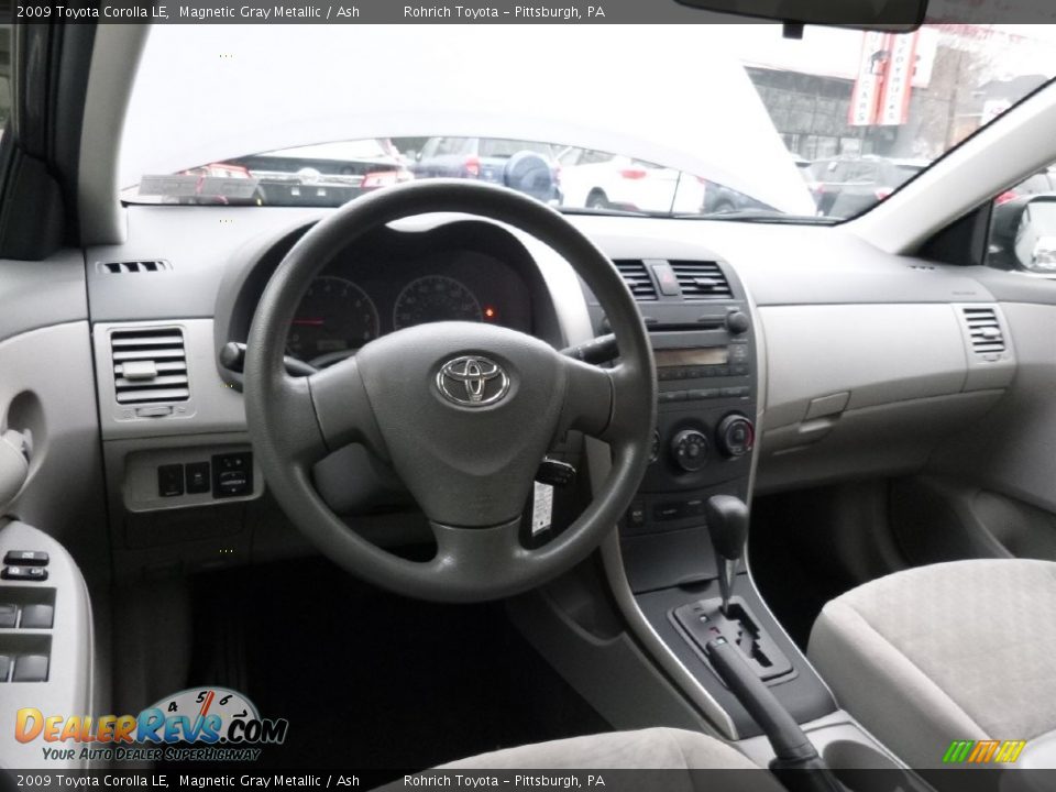 2009 Toyota Corolla LE Magnetic Gray Metallic / Ash Photo #7
