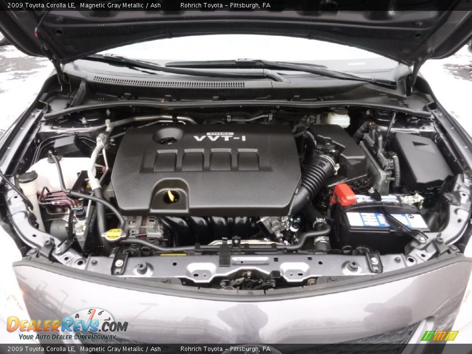 2009 Toyota Corolla LE Magnetic Gray Metallic / Ash Photo #16