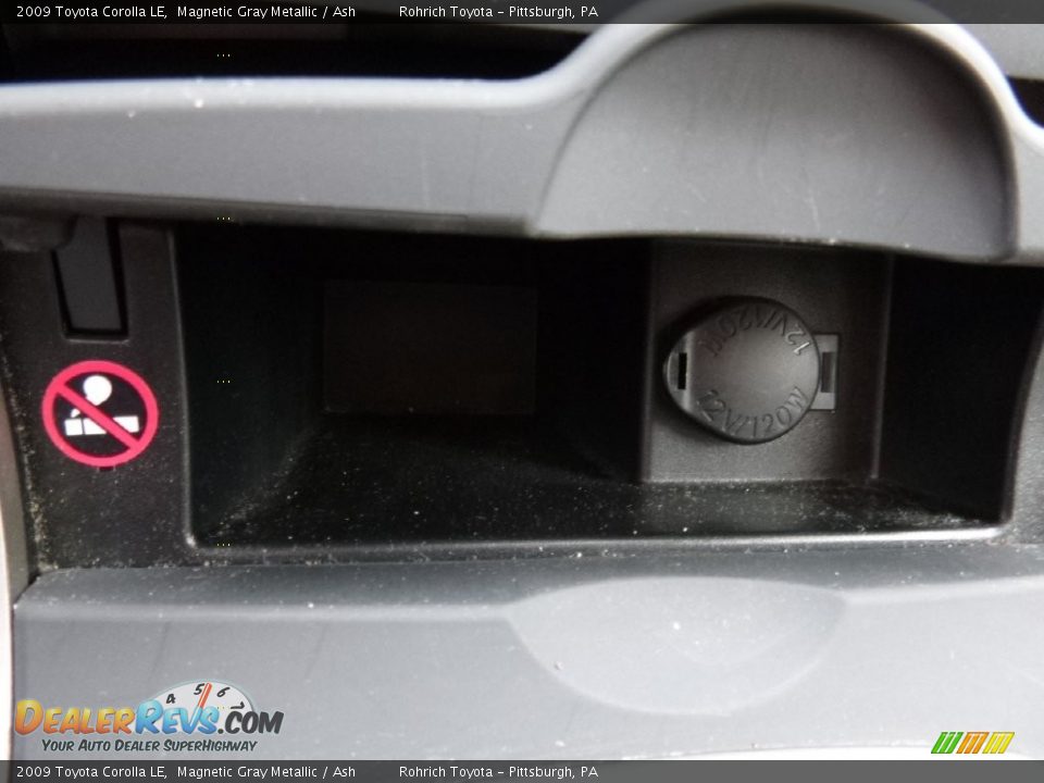2009 Toyota Corolla LE Magnetic Gray Metallic / Ash Photo #19