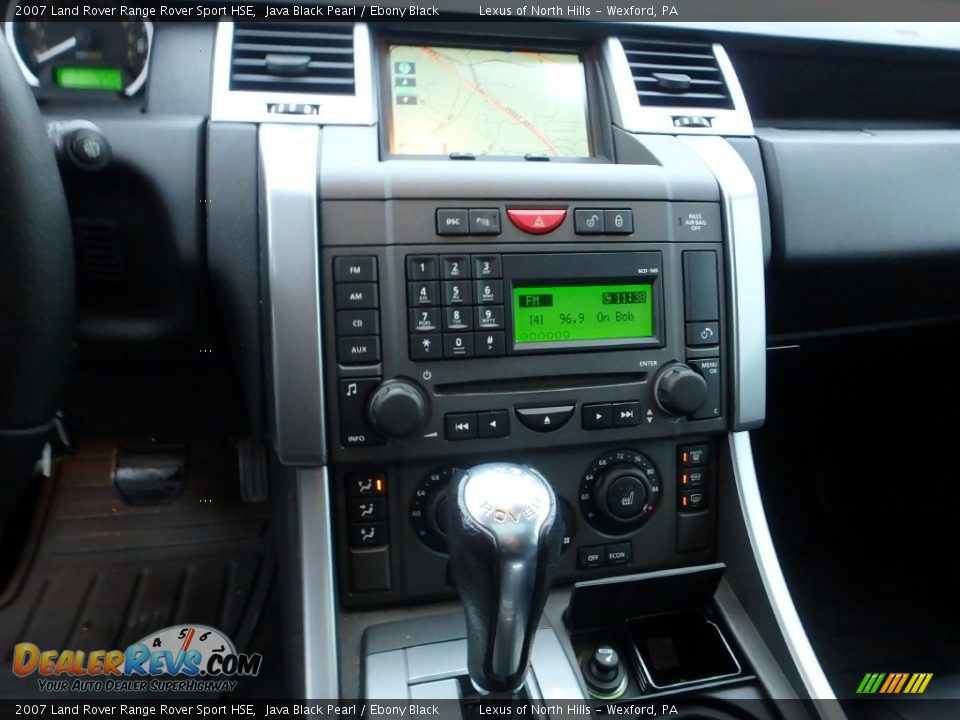 2007 Land Rover Range Rover Sport HSE Java Black Pearl / Ebony Black Photo #23