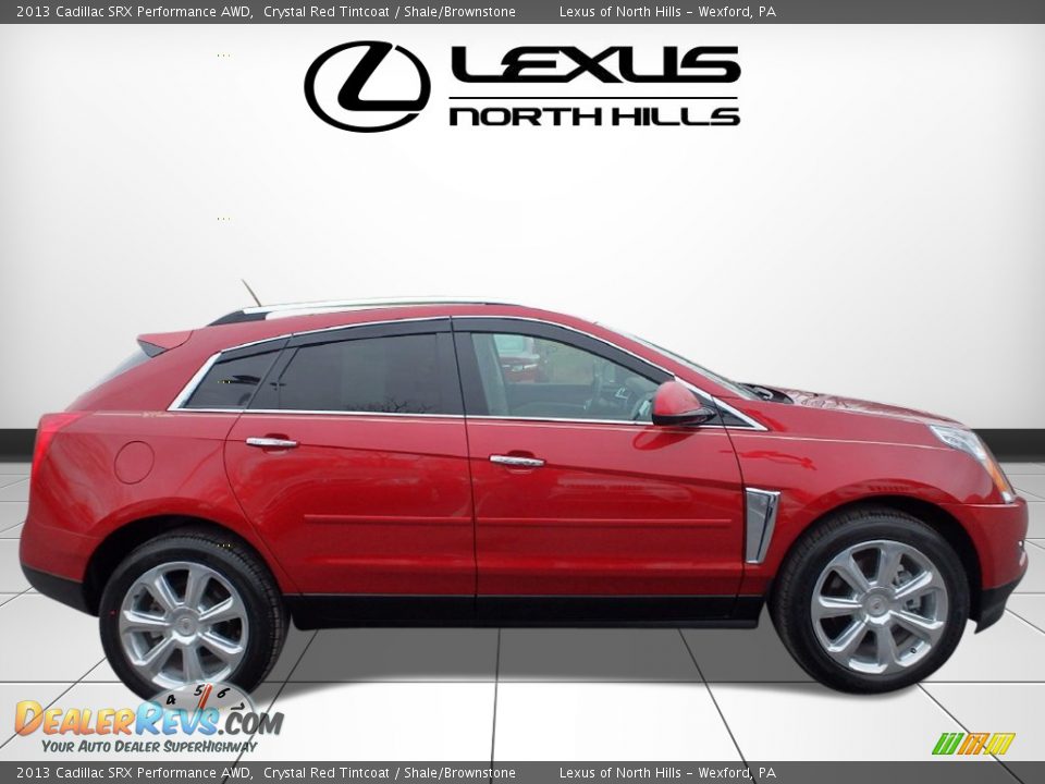 2013 Cadillac SRX Performance AWD Crystal Red Tintcoat / Shale/Brownstone Photo #2