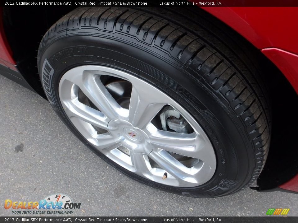 2013 Cadillac SRX Performance AWD Crystal Red Tintcoat / Shale/Brownstone Photo #5