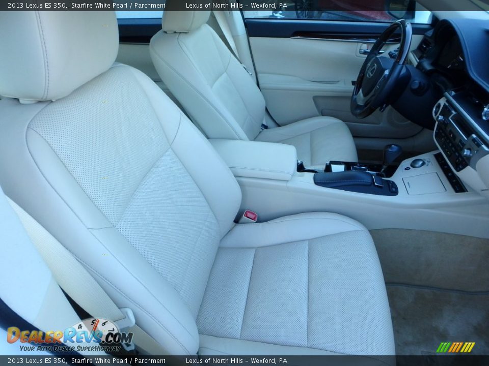 2013 Lexus ES 350 Starfire White Pearl / Parchment Photo #6