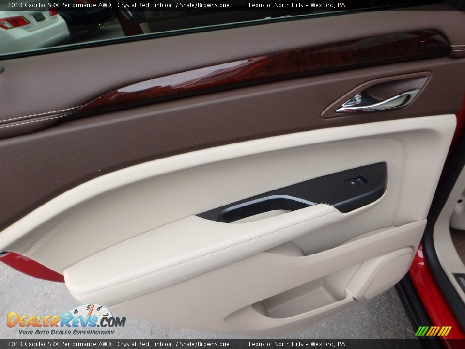 2013 Cadillac SRX Performance AWD Crystal Red Tintcoat / Shale/Brownstone Photo #16