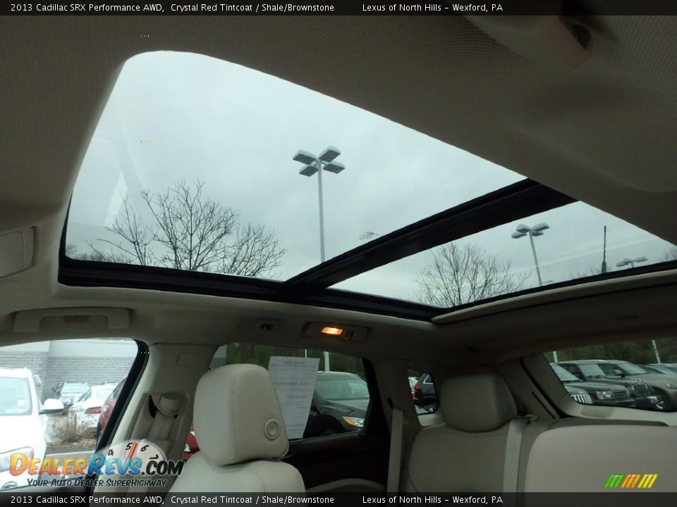 2013 Cadillac SRX Performance AWD Crystal Red Tintcoat / Shale/Brownstone Photo #19