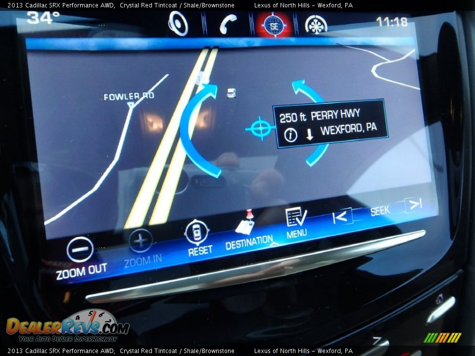 2013 Cadillac SRX Performance AWD Crystal Red Tintcoat / Shale/Brownstone Photo #21