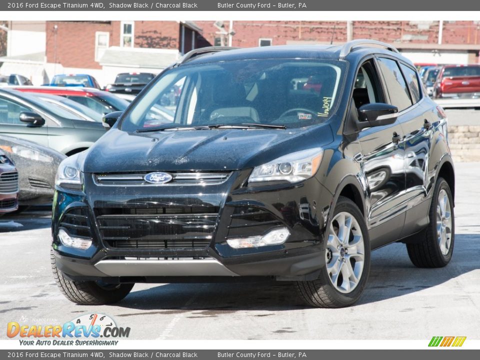2016 Ford Escape Titanium 4WD Shadow Black / Charcoal Black Photo #1