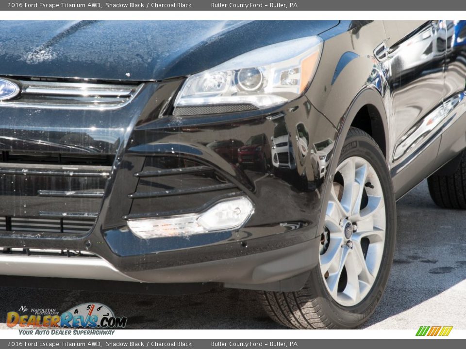 2016 Ford Escape Titanium 4WD Shadow Black / Charcoal Black Photo #2