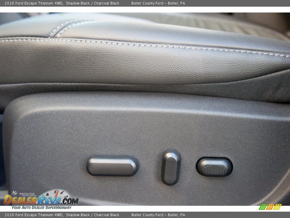 2016 Ford Escape Titanium 4WD Shadow Black / Charcoal Black Photo #8