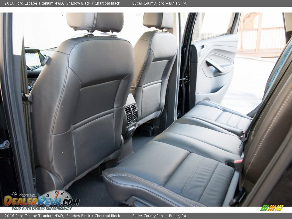 2016 Ford Escape Titanium 4WD Shadow Black / Charcoal Black Photo #14