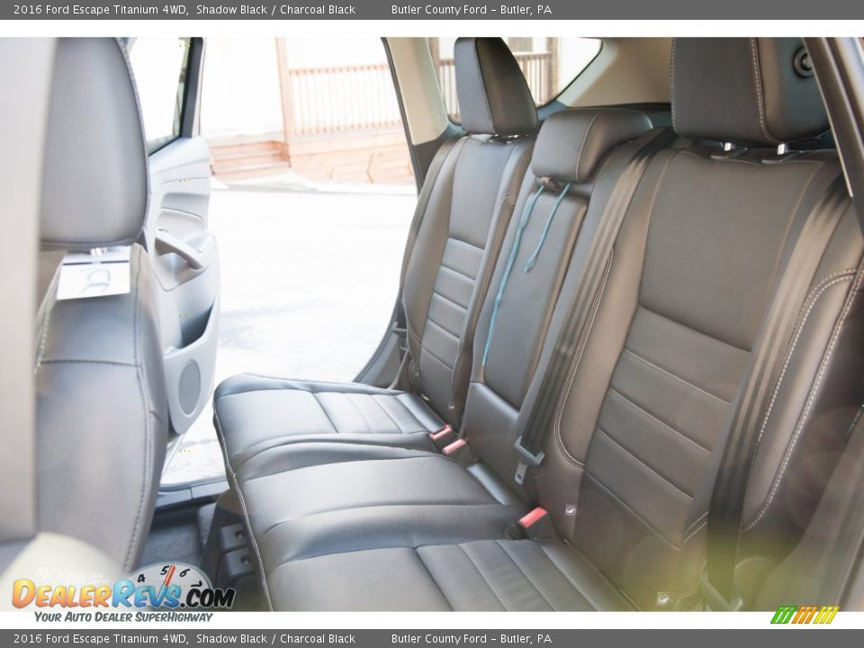 2016 Ford Escape Titanium 4WD Shadow Black / Charcoal Black Photo #15