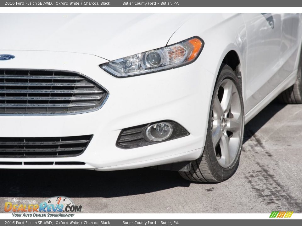 2016 Ford Fusion SE AWD Oxford White / Charcoal Black Photo #2