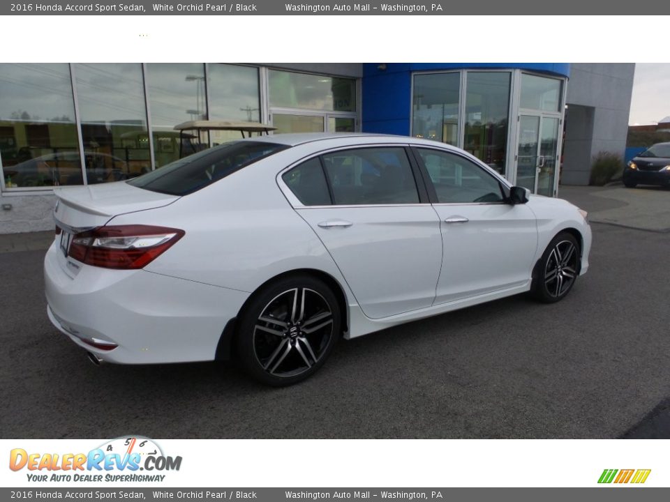 2016 Honda Accord Sport Sedan White Orchid Pearl / Black Photo #4