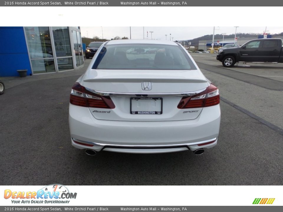 2016 Honda Accord Sport Sedan White Orchid Pearl / Black Photo #5