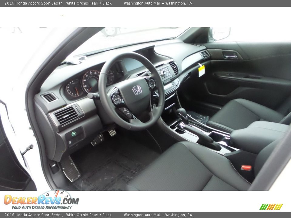 2016 Honda Accord Sport Sedan White Orchid Pearl / Black Photo #7
