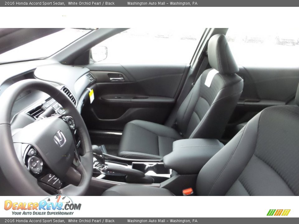 2016 Honda Accord Sport Sedan White Orchid Pearl / Black Photo #8