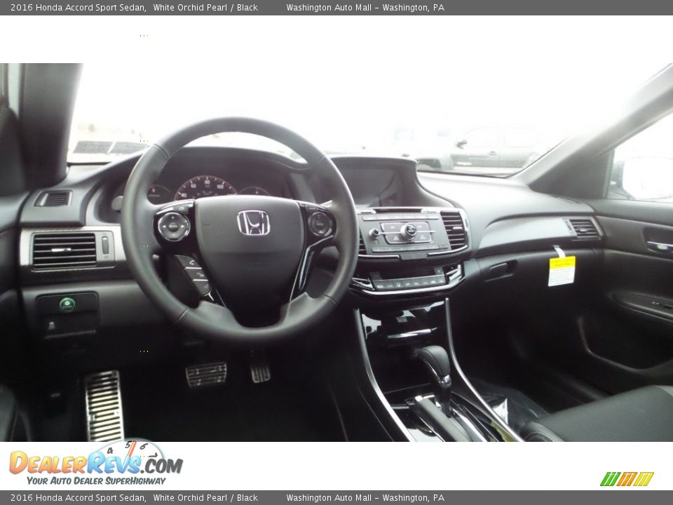 2016 Honda Accord Sport Sedan White Orchid Pearl / Black Photo #12