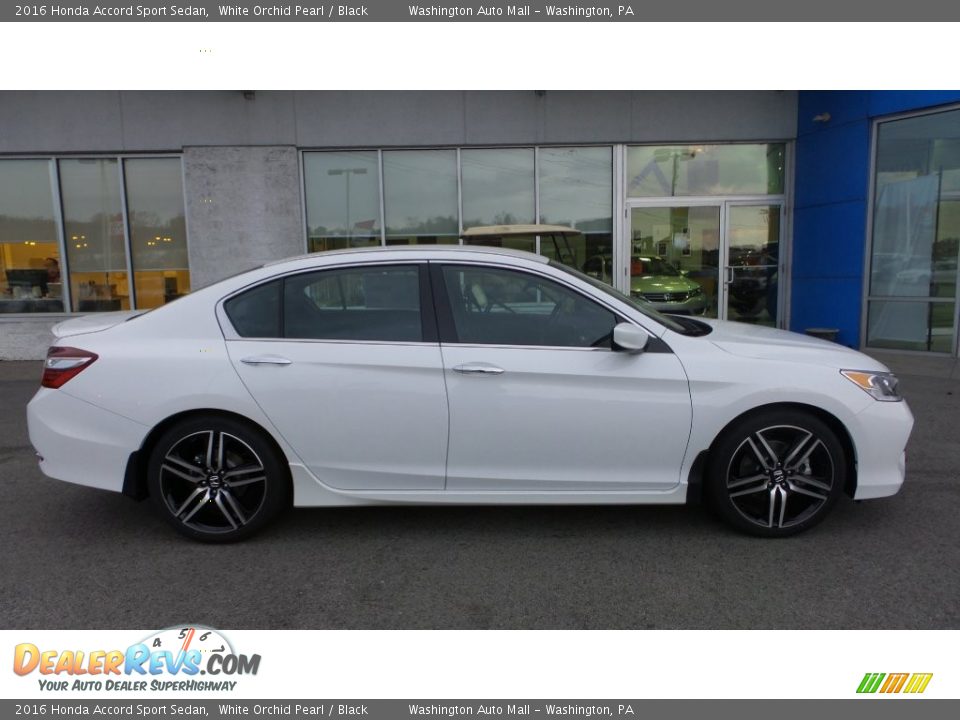 2016 Honda Accord Sport Sedan White Orchid Pearl / Black Photo #2