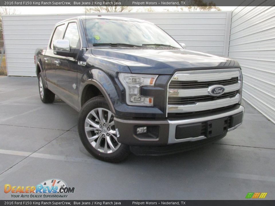 2016 Ford F150 King Ranch SuperCrew Blue Jeans / King Ranch Java Photo #1
