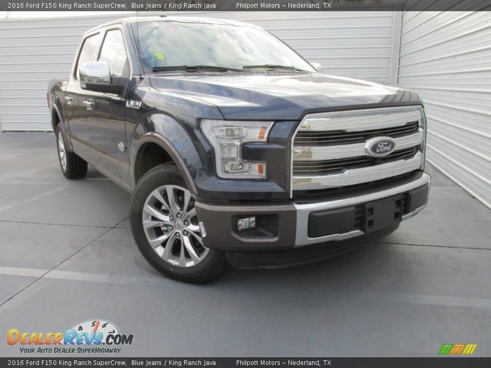 2016 Ford F150 King Ranch SuperCrew Blue Jeans / King Ranch Java Photo #2