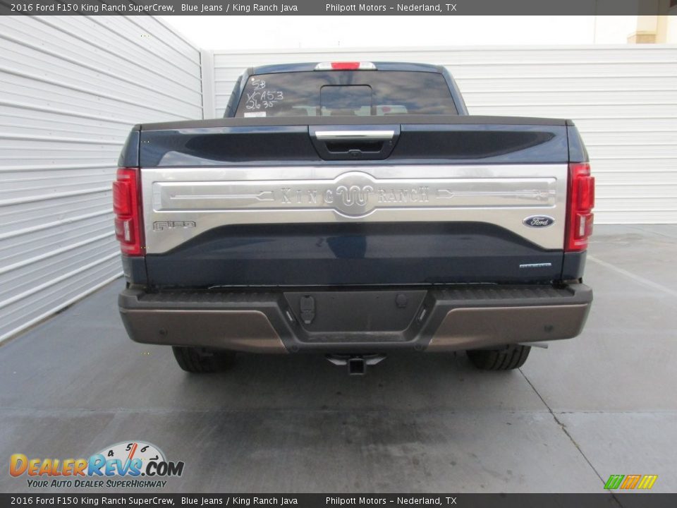 2016 Ford F150 King Ranch SuperCrew Blue Jeans / King Ranch Java Photo #5