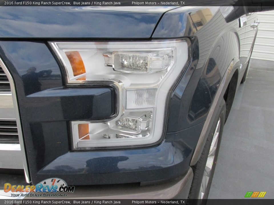 2016 Ford F150 King Ranch SuperCrew Blue Jeans / King Ranch Java Photo #9