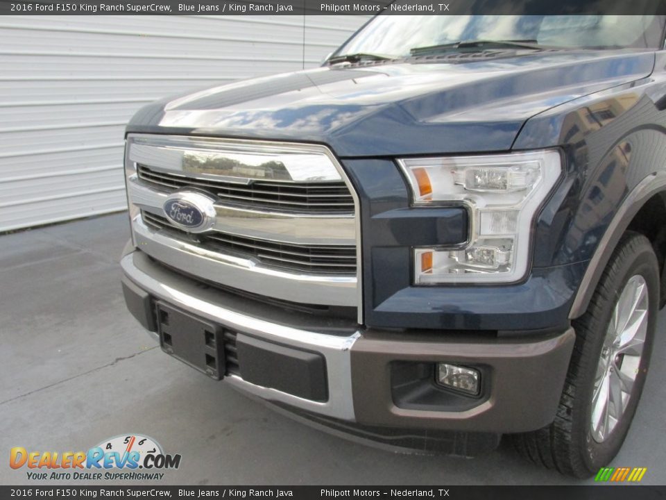 2016 Ford F150 King Ranch SuperCrew Blue Jeans / King Ranch Java Photo #10