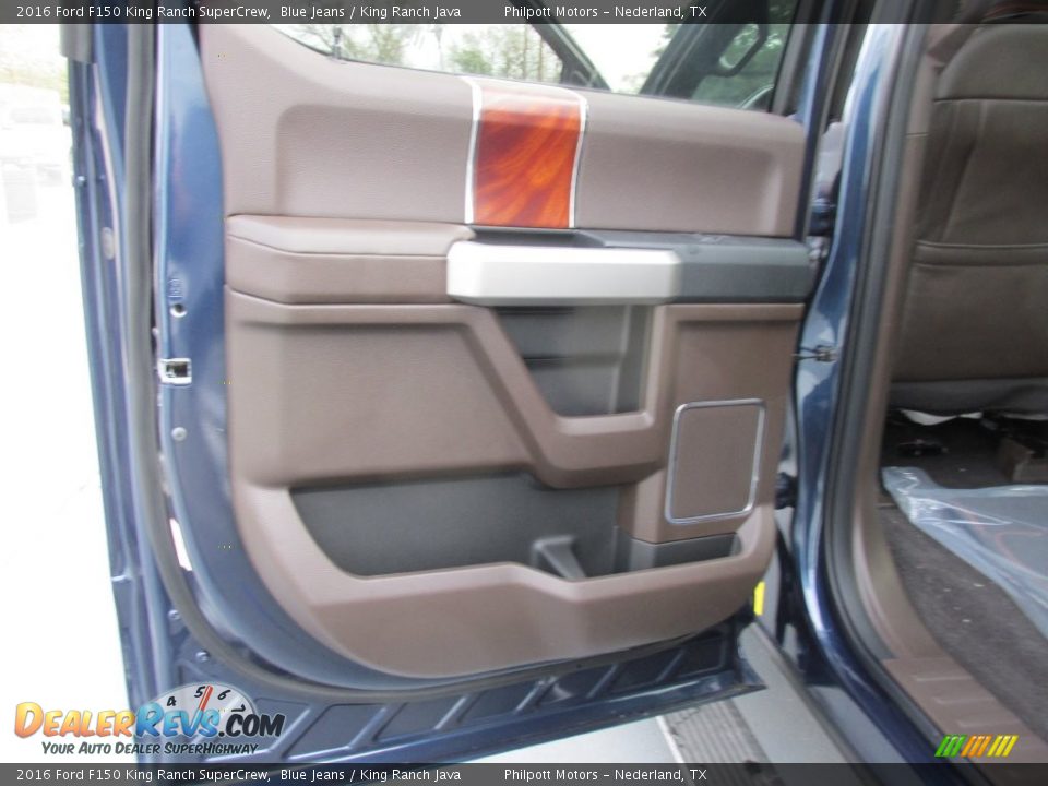 2016 Ford F150 King Ranch SuperCrew Blue Jeans / King Ranch Java Photo #17