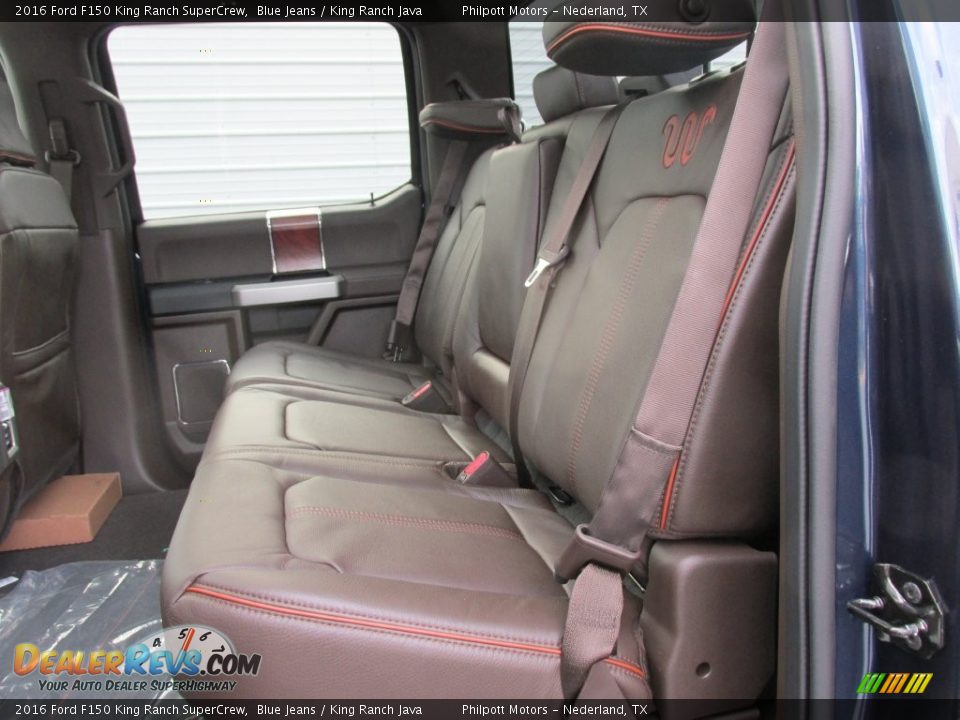 Rear Seat of 2016 Ford F150 King Ranch SuperCrew Photo #18