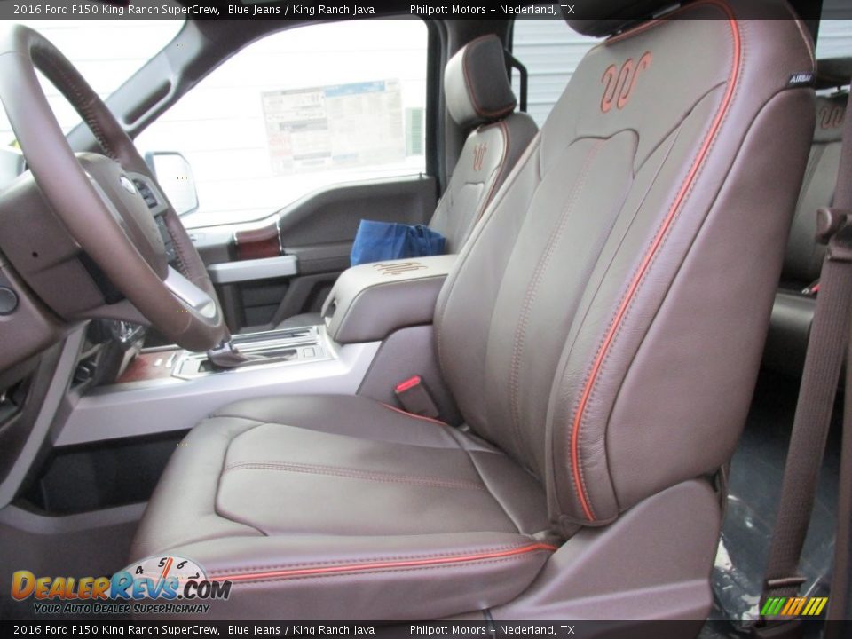 Front Seat of 2016 Ford F150 King Ranch SuperCrew Photo #21