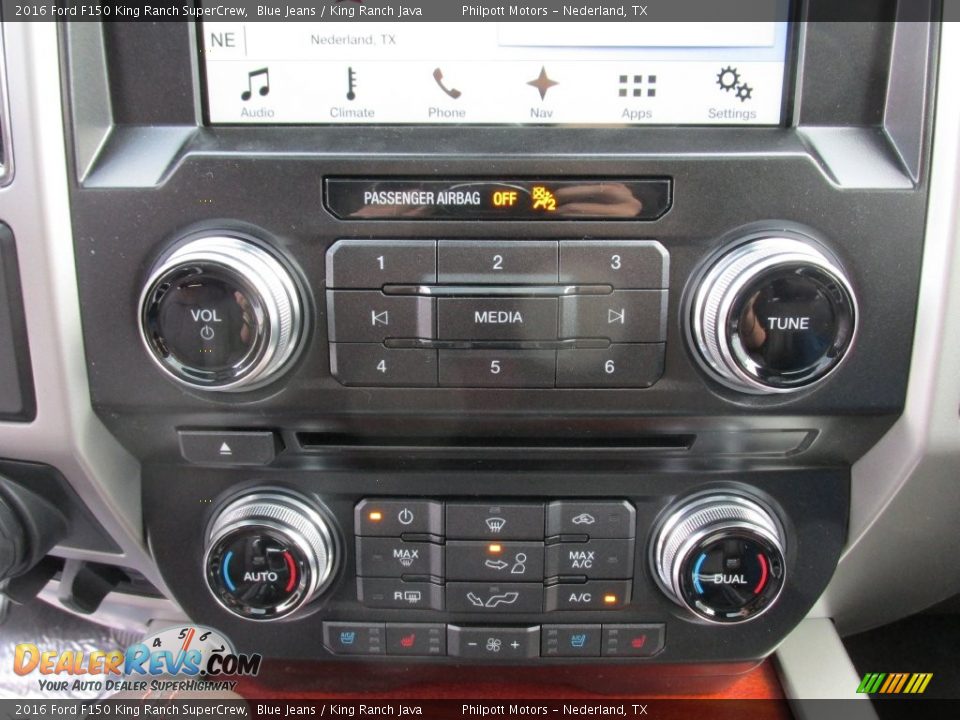 2016 Ford F150 King Ranch SuperCrew Blue Jeans / King Ranch Java Photo #27