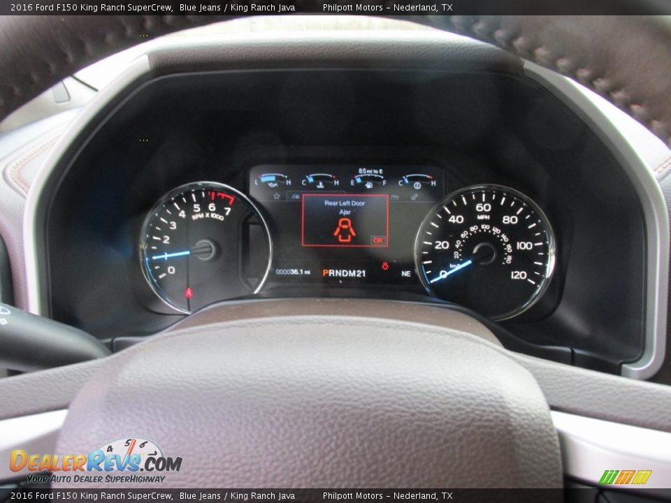 2016 Ford F150 King Ranch SuperCrew Blue Jeans / King Ranch Java Photo #34