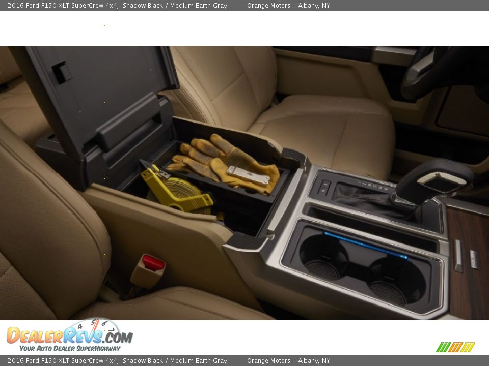 2016 Ford F150 XLT SuperCrew 4x4 Shadow Black / Medium Earth Gray Photo #5