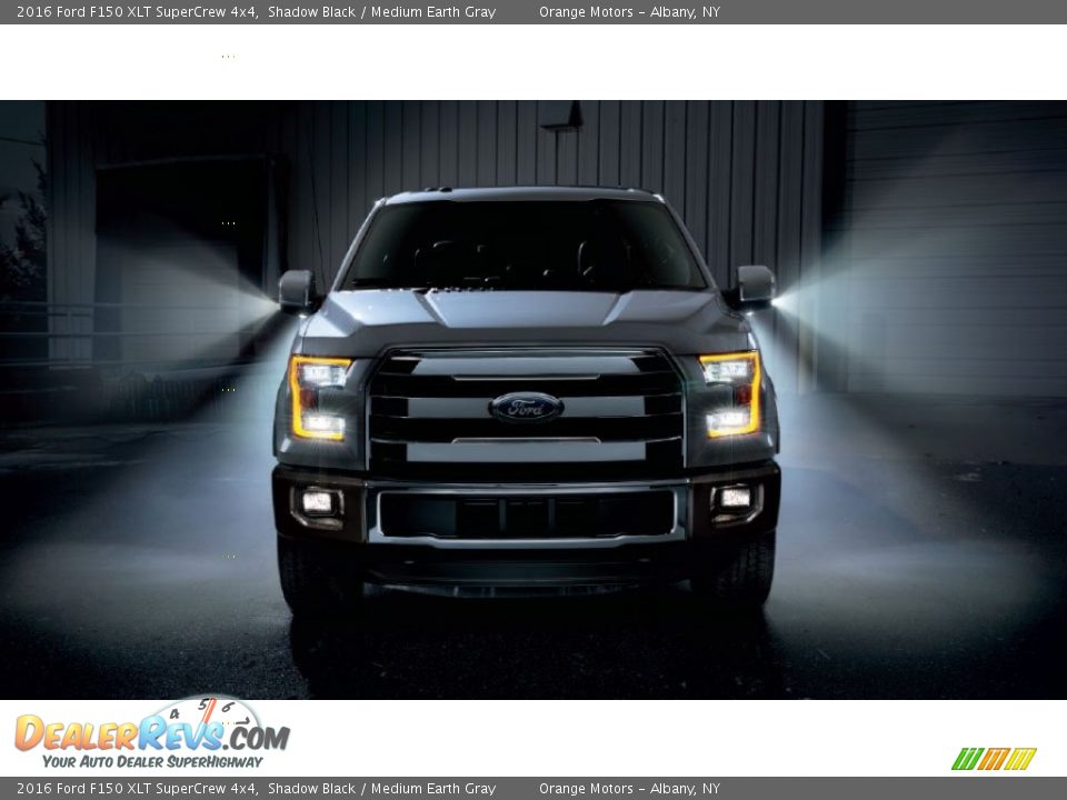 2016 Ford F150 XLT SuperCrew 4x4 Shadow Black / Medium Earth Gray Photo #8