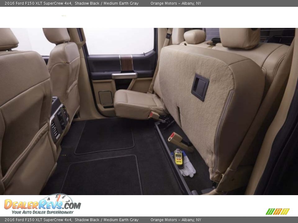 2016 Ford F150 XLT SuperCrew 4x4 Shadow Black / Medium Earth Gray Photo #9