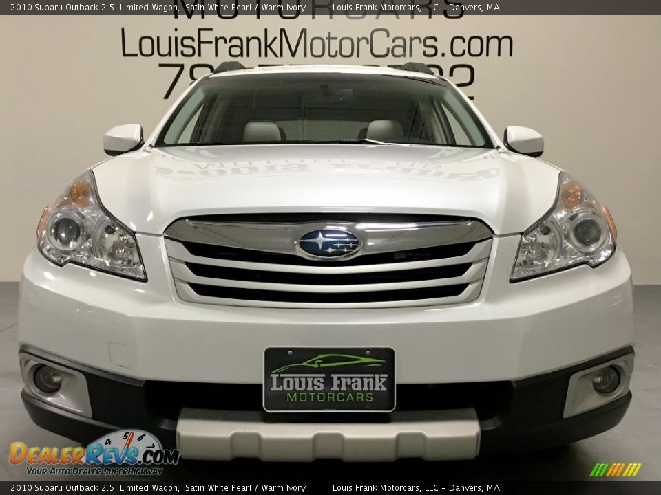 2010 Subaru Outback 2.5i Limited Wagon Satin White Pearl / Warm Ivory Photo #18