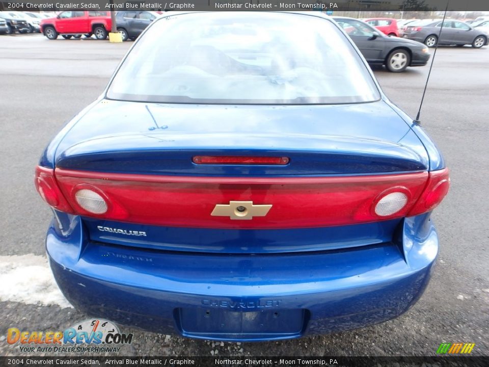 2004 Chevrolet Cavalier Sedan Arrival Blue Metallic / Graphite Photo #3