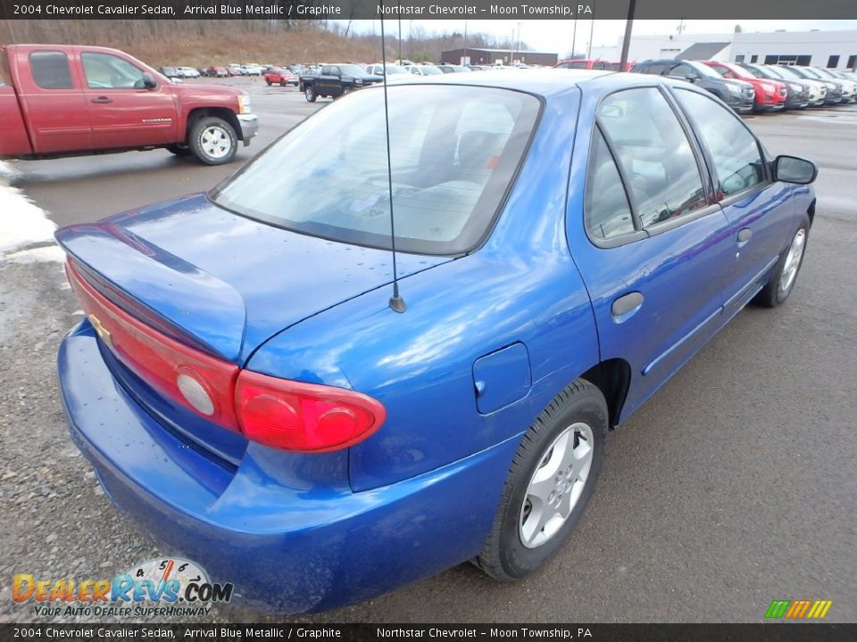 2004 Chevrolet Cavalier Sedan Arrival Blue Metallic / Graphite Photo #4