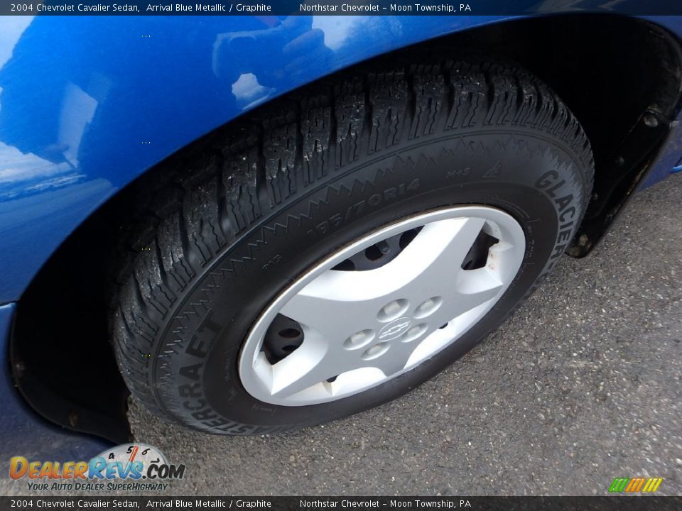 2004 Chevrolet Cavalier Sedan Arrival Blue Metallic / Graphite Photo #7