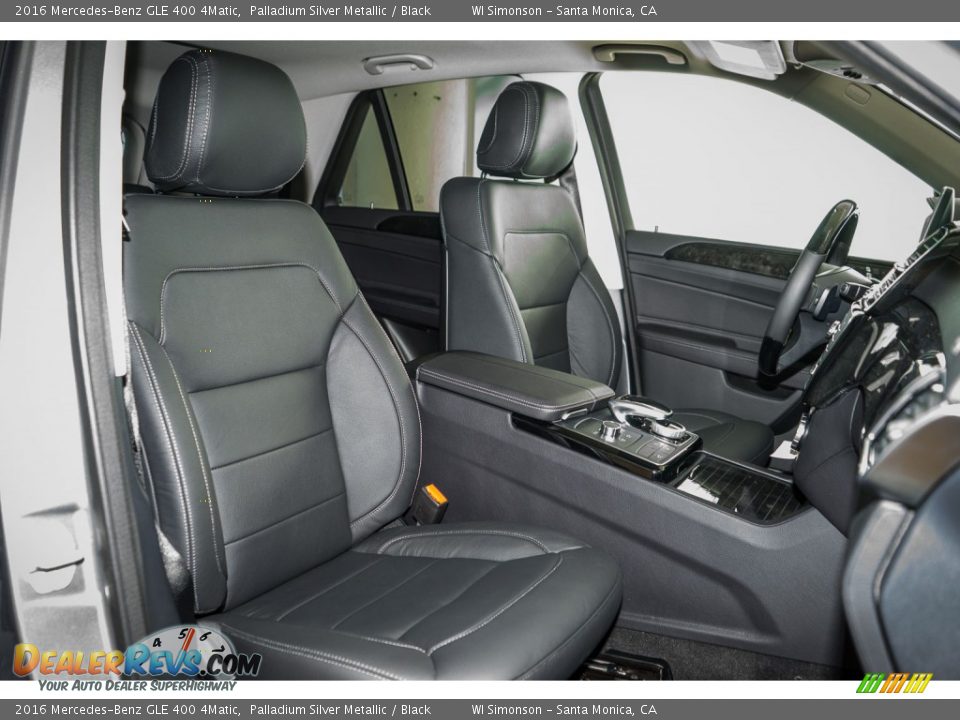 2016 Mercedes-Benz GLE 400 4Matic Palladium Silver Metallic / Black Photo #2